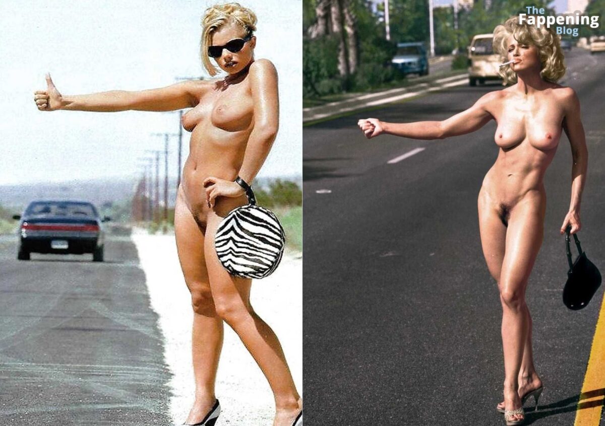 Jaime Pressly & Madonna Nude (1 Collage Photo)